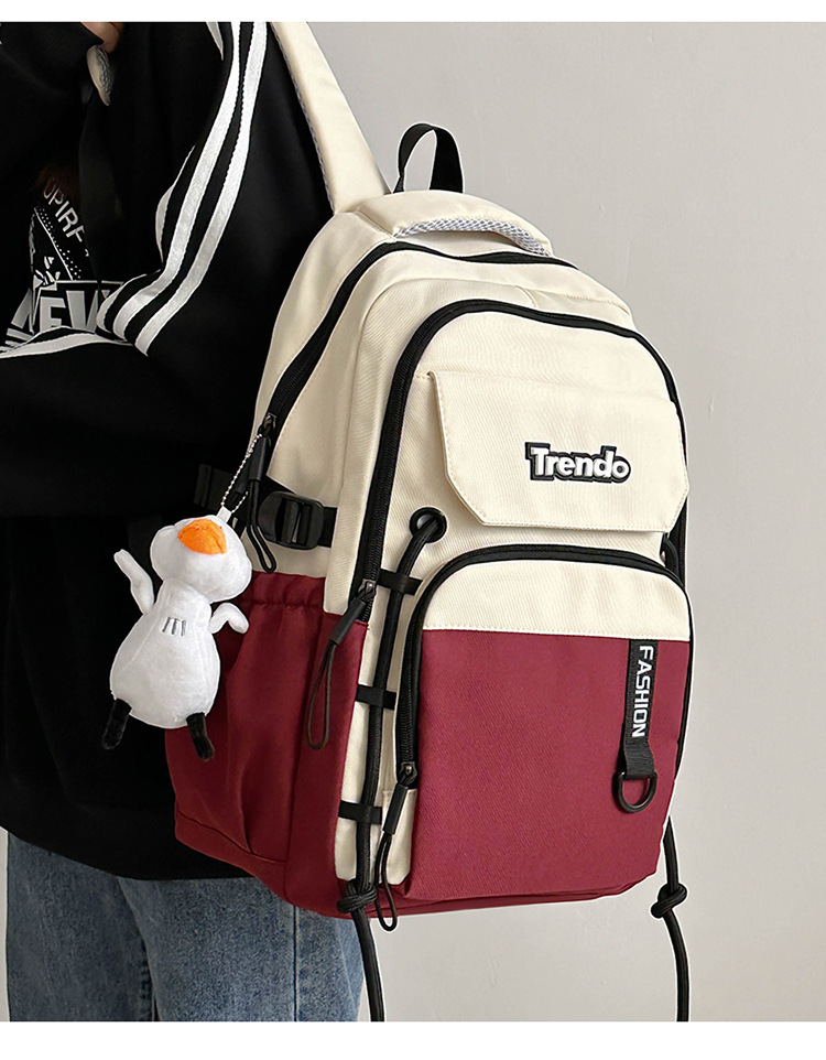 Schoolbag for boys, large capacity, high-end feel, 2025 new style for boys, high school students, backpacks for girls, college students pic 6