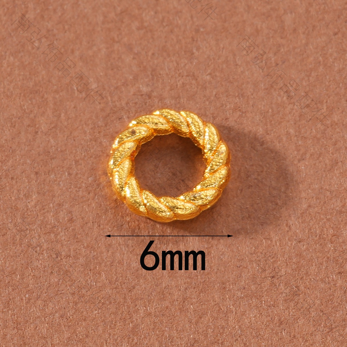 Ancient-style Vietnamese sand gold color preservation wreath, interlaced linen wreath, high-end bracelet, necklace, DIY jewelry accessories pic 6