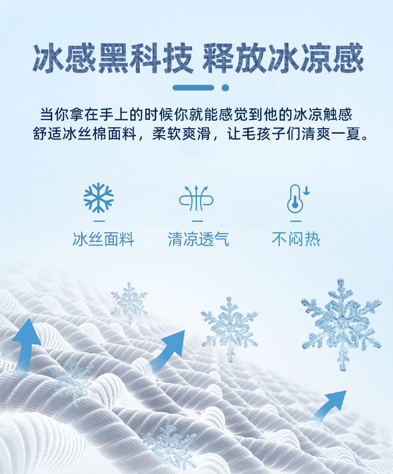 森芳宠物清凉衣服凉凉衣夏季薄款小中大型犬轻薄背心防晒猫咪背心详情2