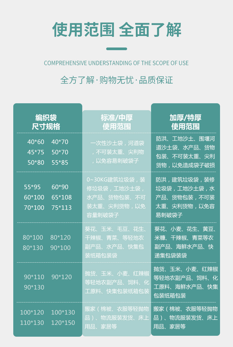编织袋批发垃圾袋子快递打包麻袋厂家建筑装修搬家清运袋蛇皮口袋详情16