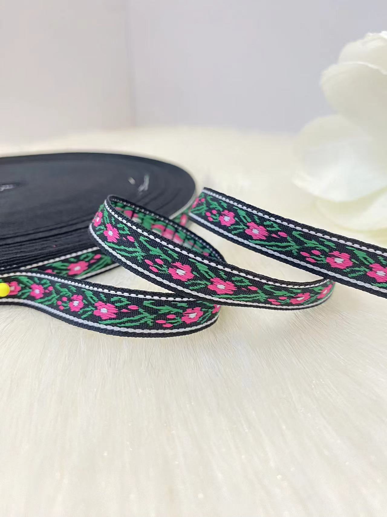 多种款式现货民族风提花刺绣织带新春发饰头饰辅料批发厂家直供详情11