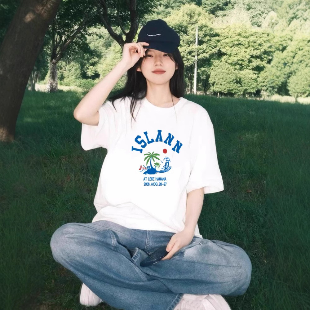 纯棉短袖t恤女美式新款宽松休闲上衣夏季上衣白t恤230克女装短袖详情15