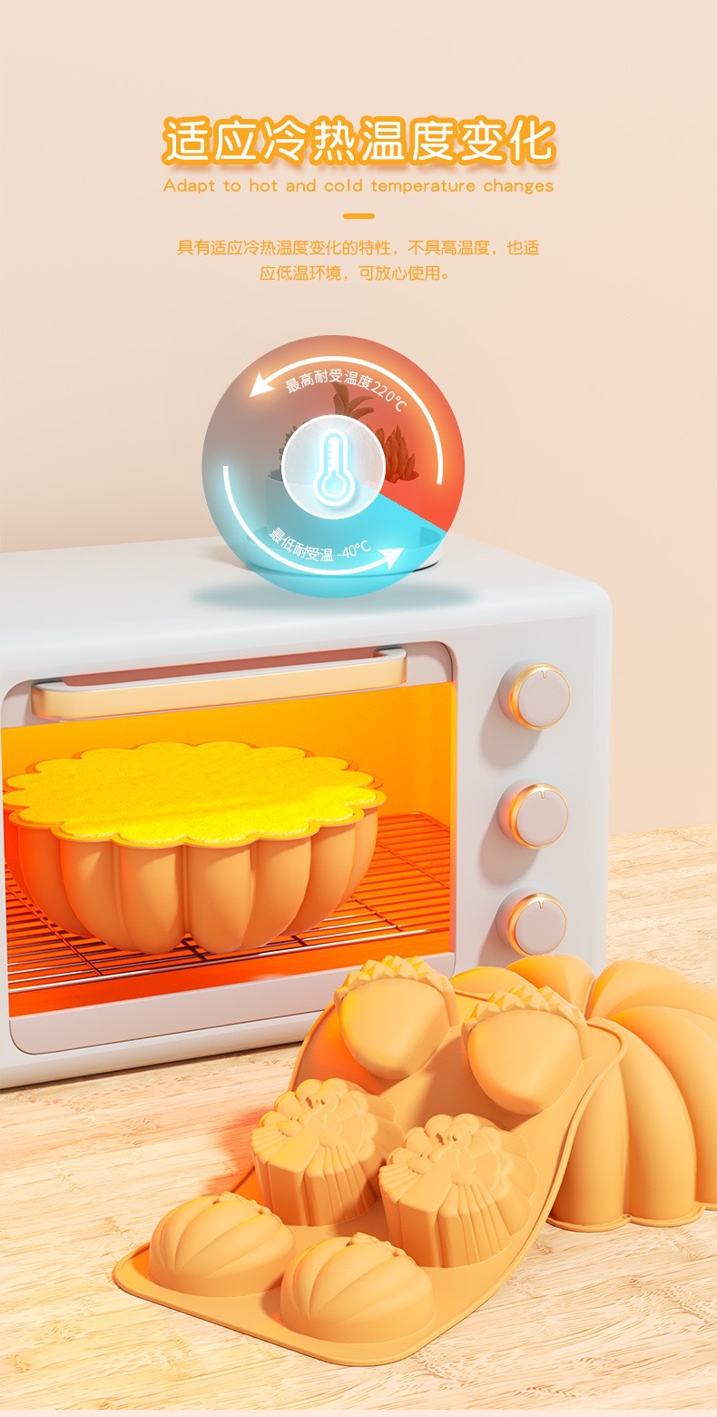 跨境万圣节南瓜硅胶宝宝辅食烘焙模具baby care婴幼童详情10