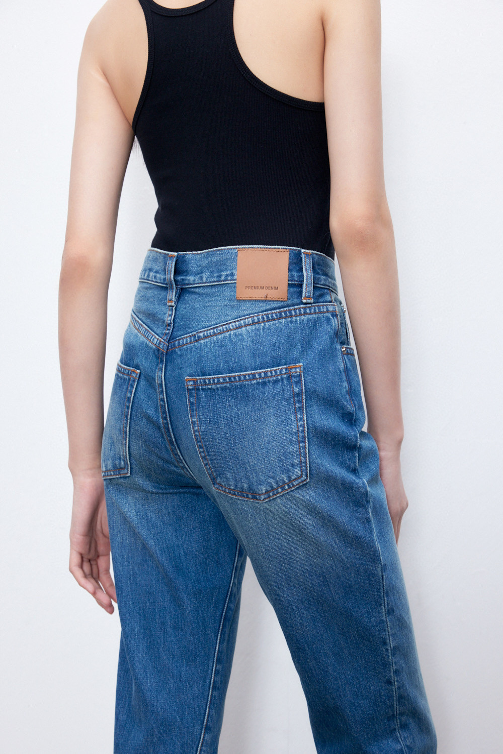 【UpperClass Series 】OriginalTwisted Classic Twisted Stitch jeans for mid-to-high-waisted women pic 20