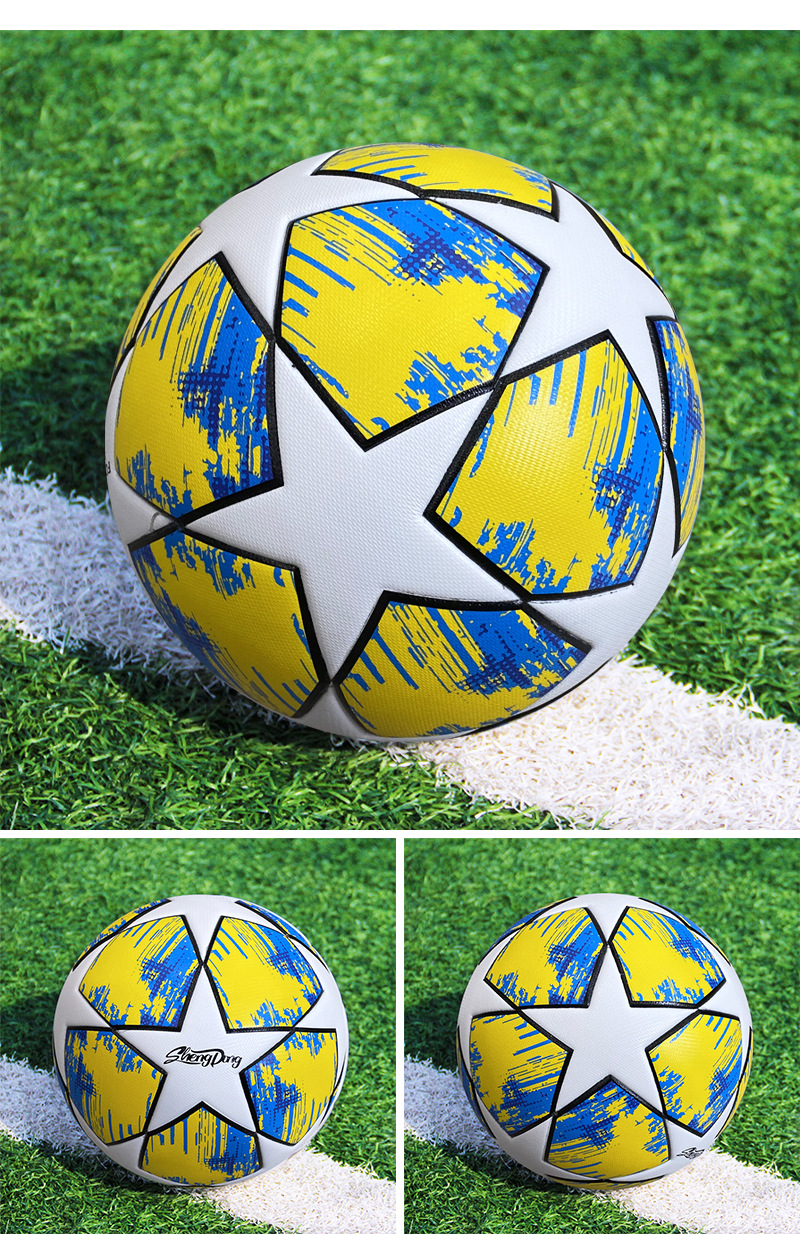 Wholesale of new size 5 football for European Cup, UEFA Champions League and World Cup with pu adhesive PVC pic 19