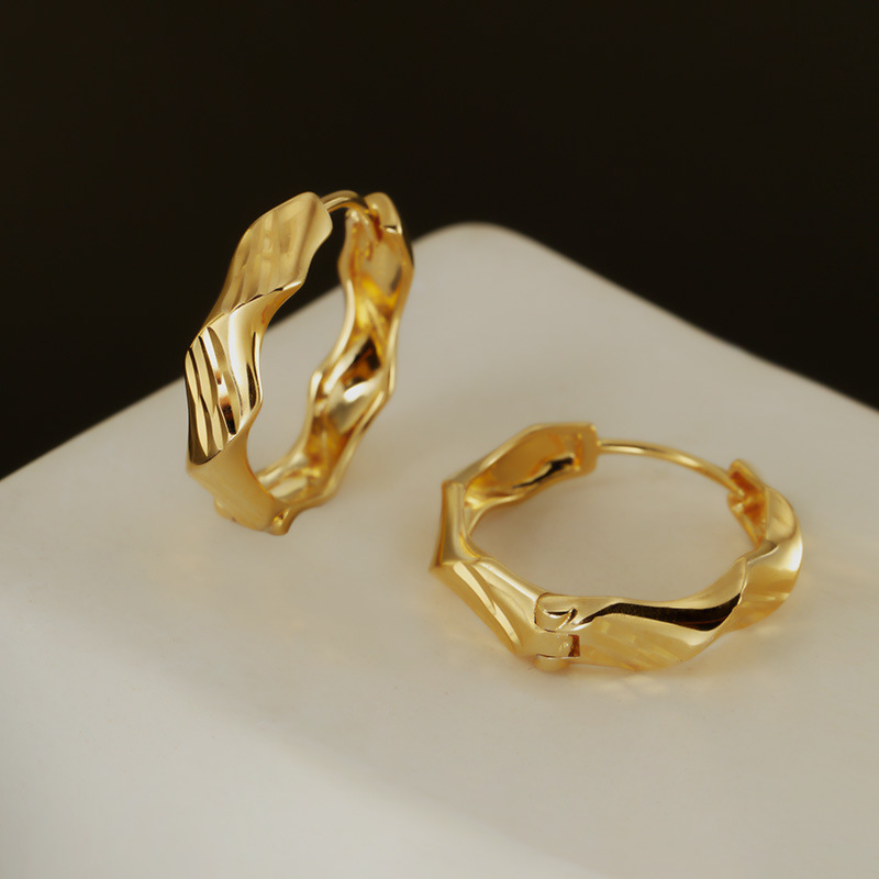 S925纯银耳环切面夏季基础小众极简耳饰百搭气质饰品女高级感耳钉详情24