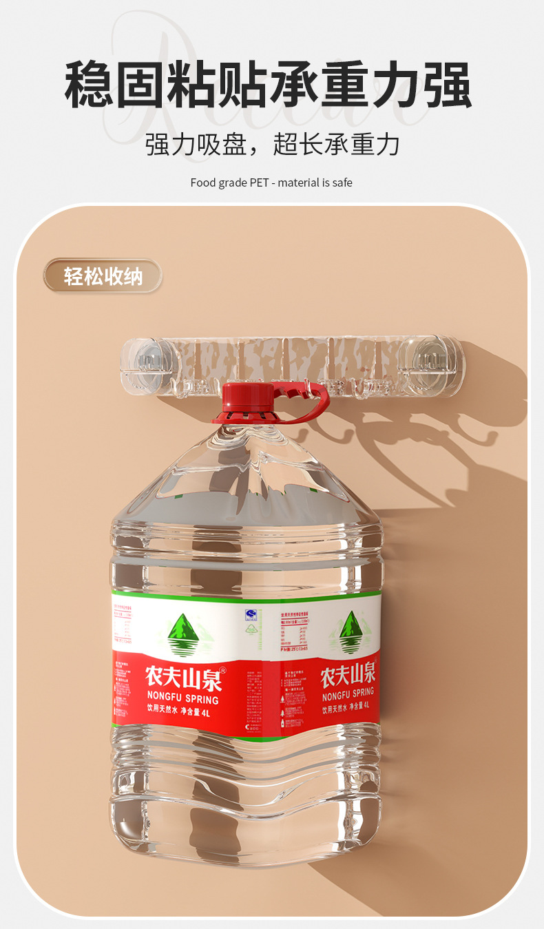 A row of rotating suction cup hooks, no need for drilling, strong load-bearing hooks, household coat hangers, row hooks, bathroom row adhesive hooks pic 8