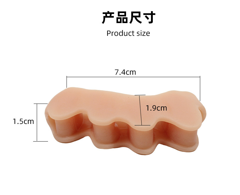 Cross-border bestseller: Five-hole toe separation correction set for hallux valgus, a unisex toe orthopedic wonder, a toe separator pic 10