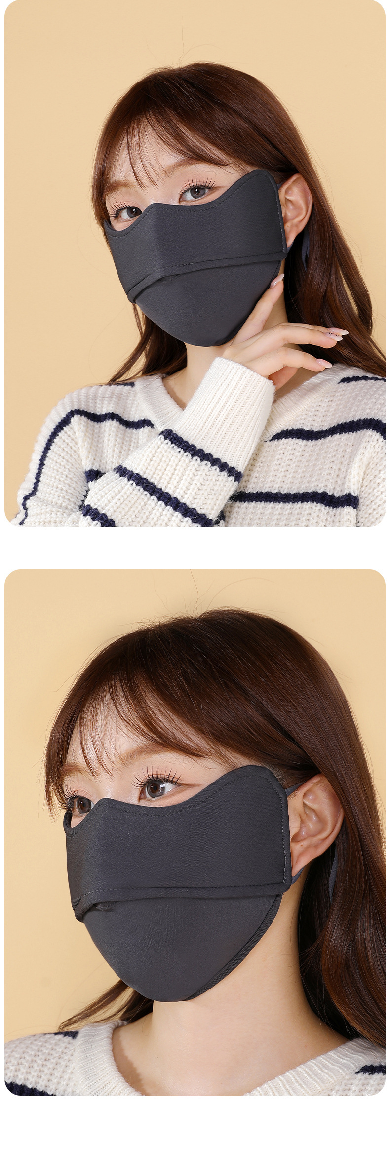 保暖口罩秋冬季防寒防风2025年新款骑电动车加厚防晒面罩女高颜值详情21