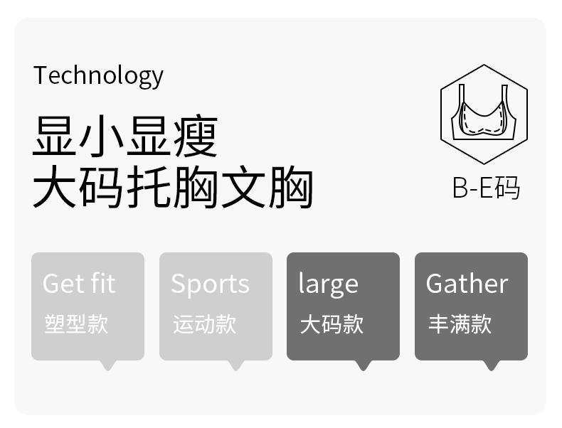 Summer ultra-thin foundation for women, leaving no trace, back-tightening, breast reduction, anti-sagging and slimming bra cover pic 2