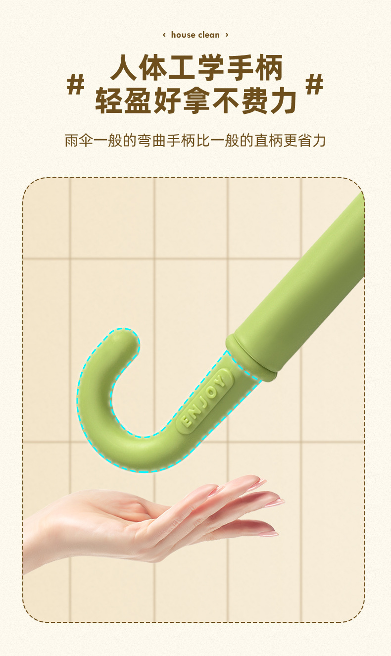 一次性洗脸巾静电除尘拖把家用免手洗木地板地砖加长伸缩旋转拖把详情9