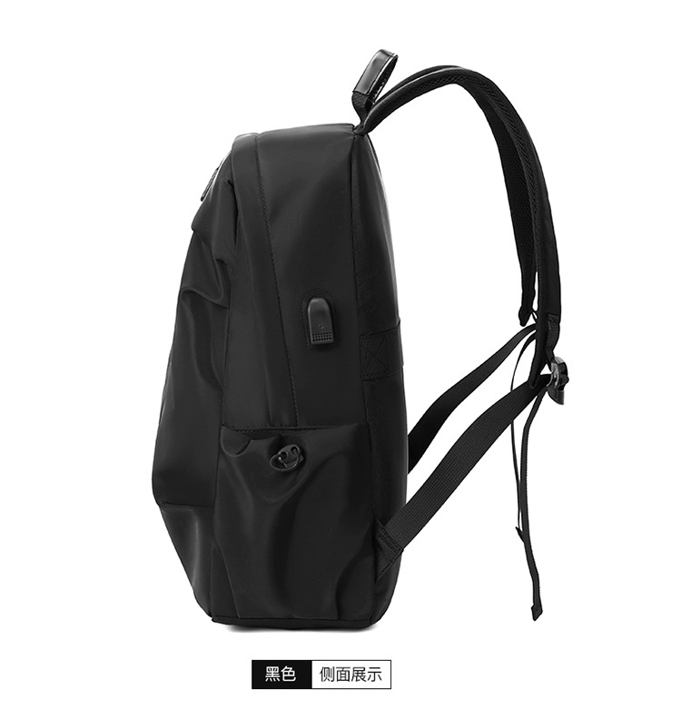 新款双肩包男士大容量轻便防水旅行背包商务电脑包休闲简约书包详情19