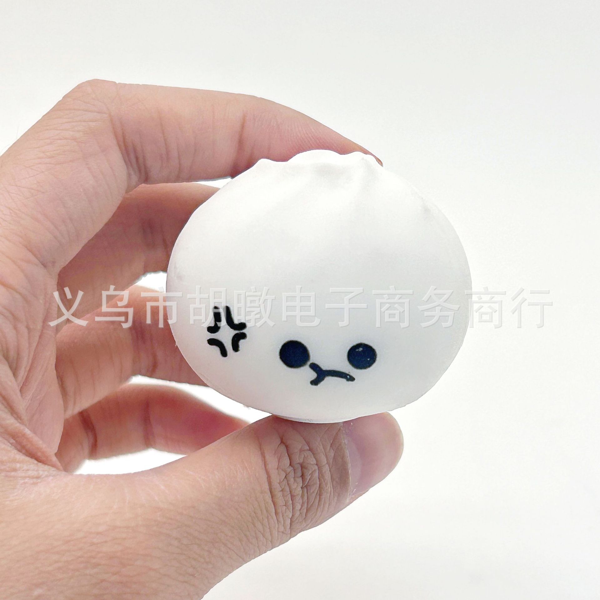 New simulation stress-relieving flour mini expression xiaolongbao, cute slow rebound stress-relieving toy, student small gift pic 9