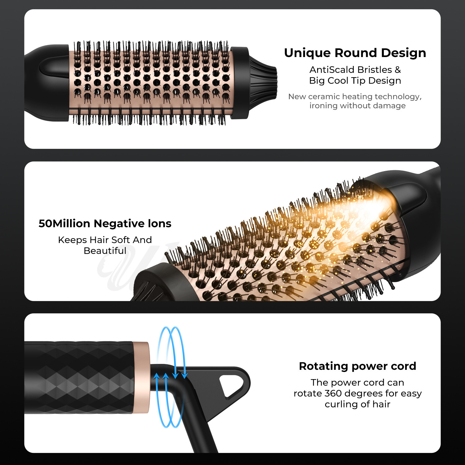 Amazon hair curling electric heating comb, multi-functional hair straightening comb, negative ion roller comb, hair curler, dual-purpose for both straightening and curling, cross-border pic 7