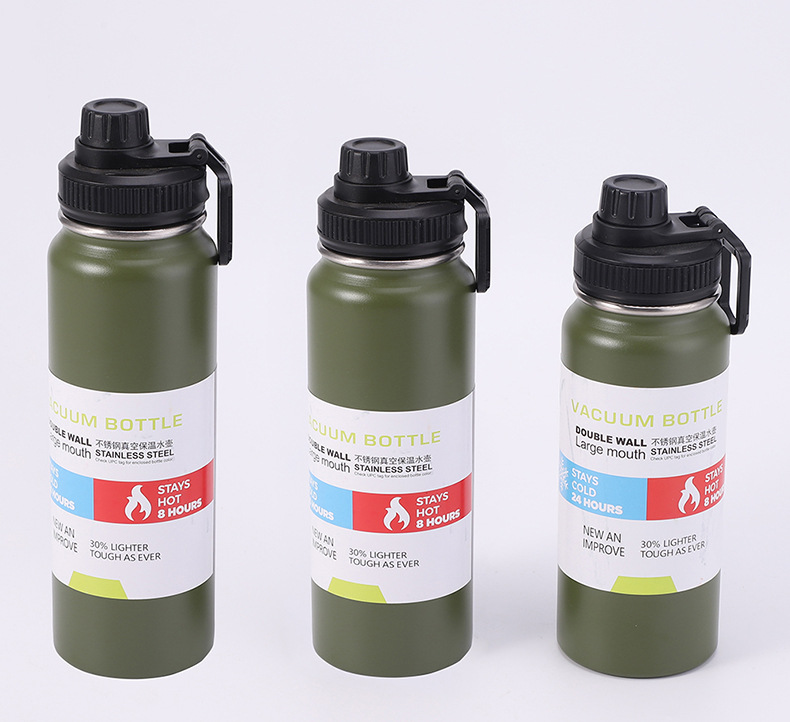 跨境直饮大容量304不锈钢双层户外登山运动水壶旅游水壶便携水杯详情17