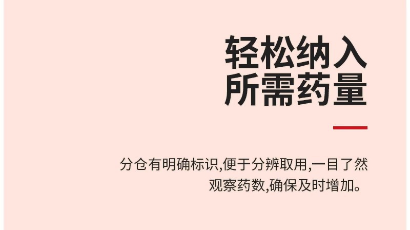 小药盒便携一周分装药盒旅行随身收纳盒切药器迷你药品药丸盒批发详情7