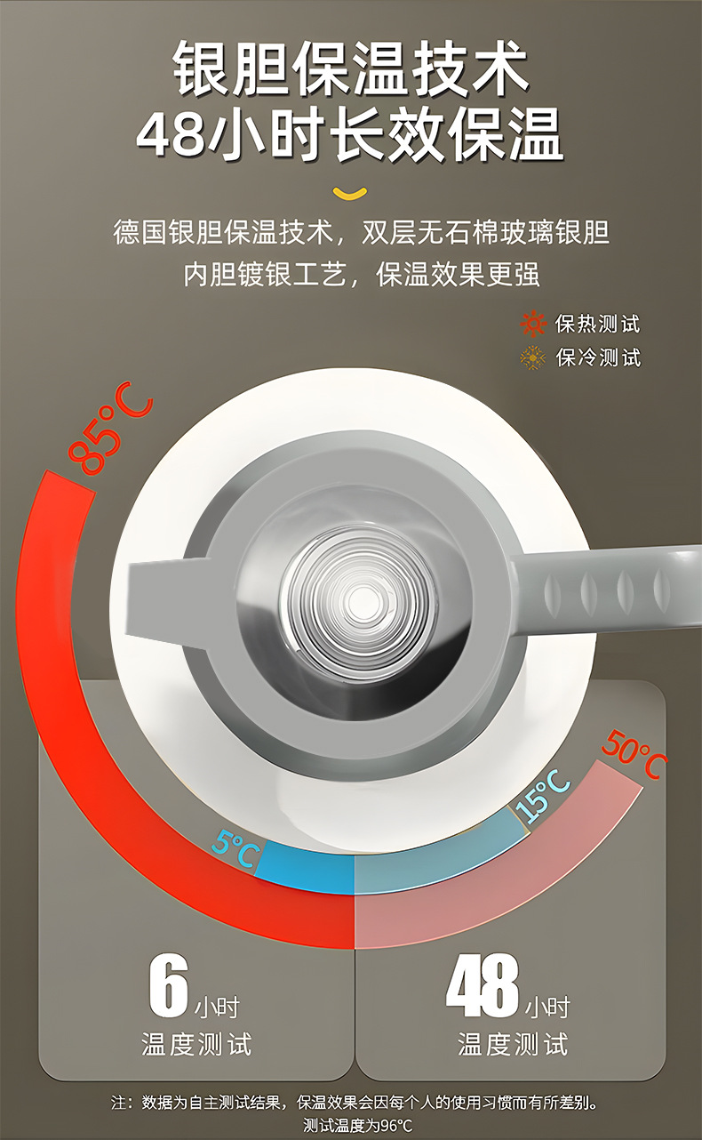 保温水壶家用保温壶大容量暖壶热水瓶按压式玻璃内胆热水壶保温瓶详情10
