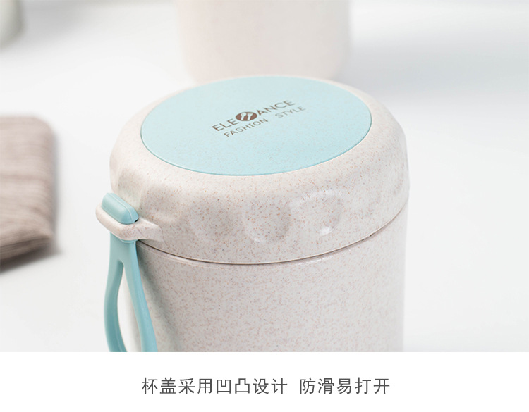 Wholesale soup cups with LIDS, breakfast cups, round porridge, oatmeal, milk cups, Japanese-style portable microwave-safe small lunch boxes pic 8