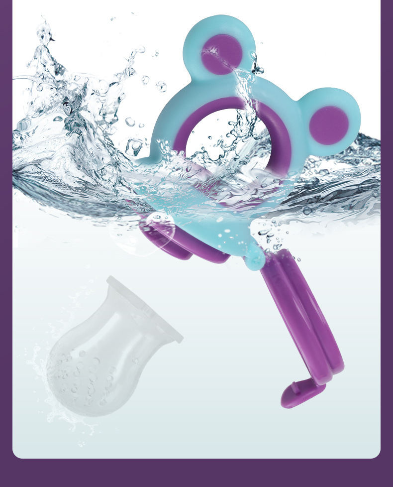 母婴用品婴儿果蔬乐硅胶咬咬乐宝宝营养果蔬网袋辅食喂养器详情14