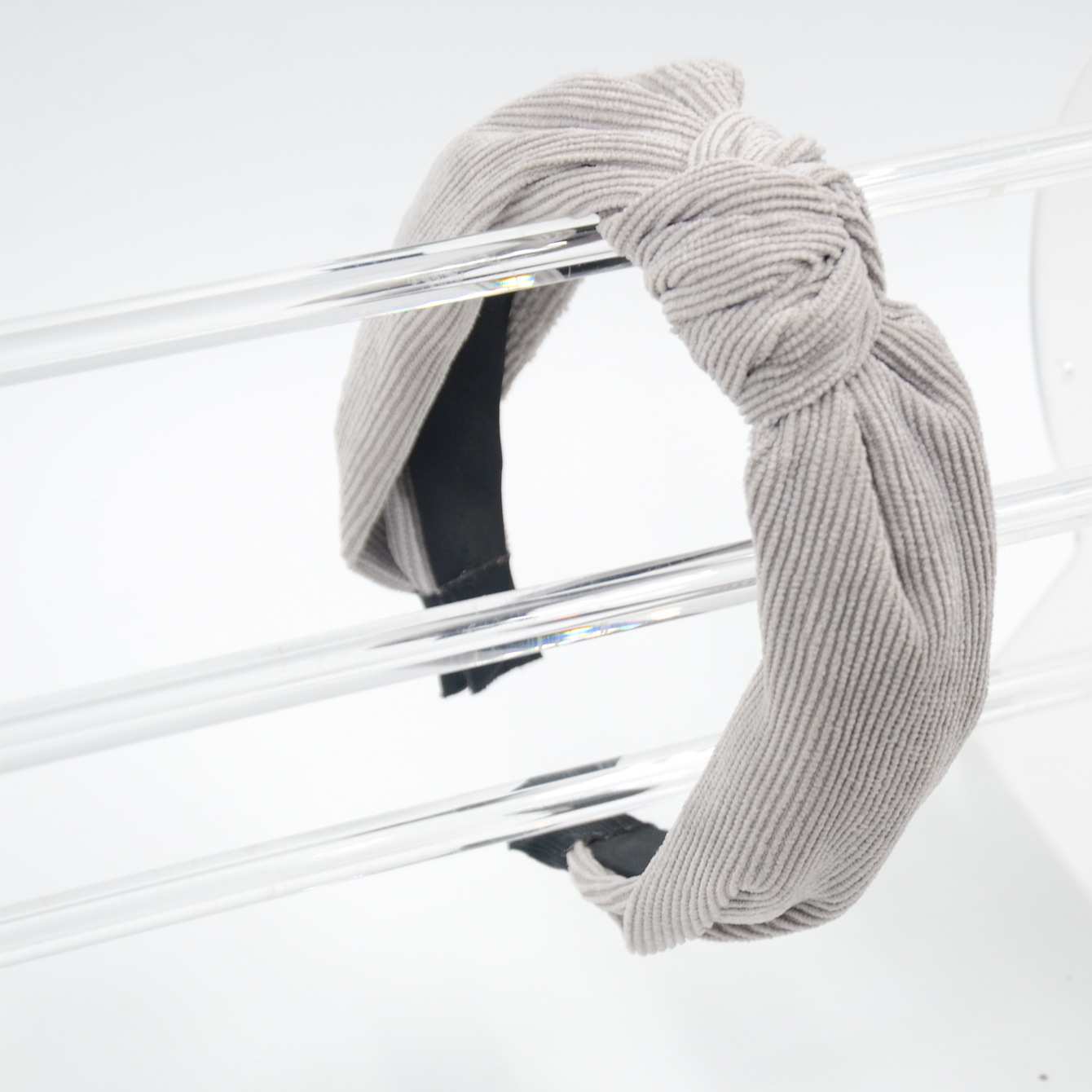 Qiwei Accessories Exclusive European and American cross-border Amazon simple and fashionable adult hair accessories, cross-knotted fabric compression hair bands, hair accessories, headwear for women pic 11