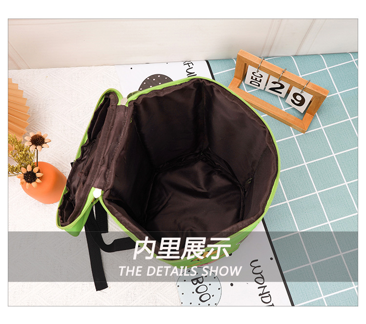New cute schoolbag, Crayon Shin-chan, Little Crocodile box, large-capacity three-dimensional bucket bag, backpack, racket bag, trendy back pic 9