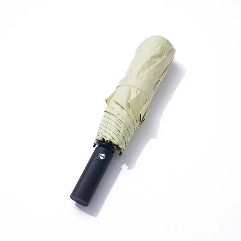 自开收8骨雨伞节节收工厂直供蓝胶遮阳伞详情2