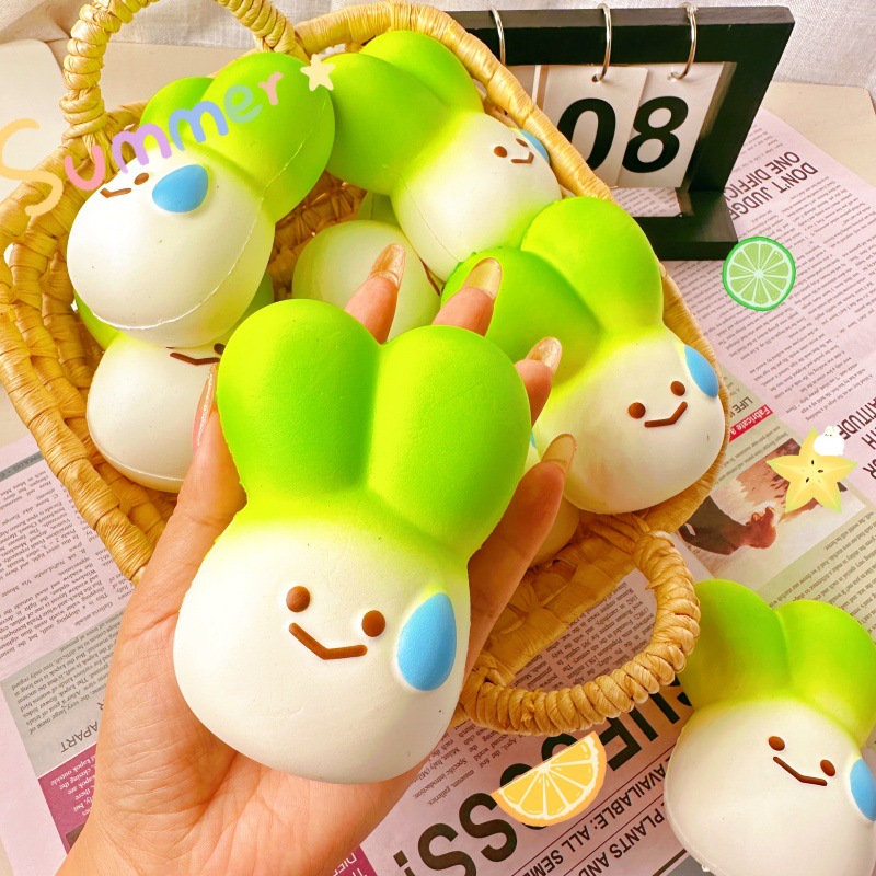 创意PU大葱捏捏乐解压玩具学生上班族湿软仿真模型可爱发泄玩具详情11