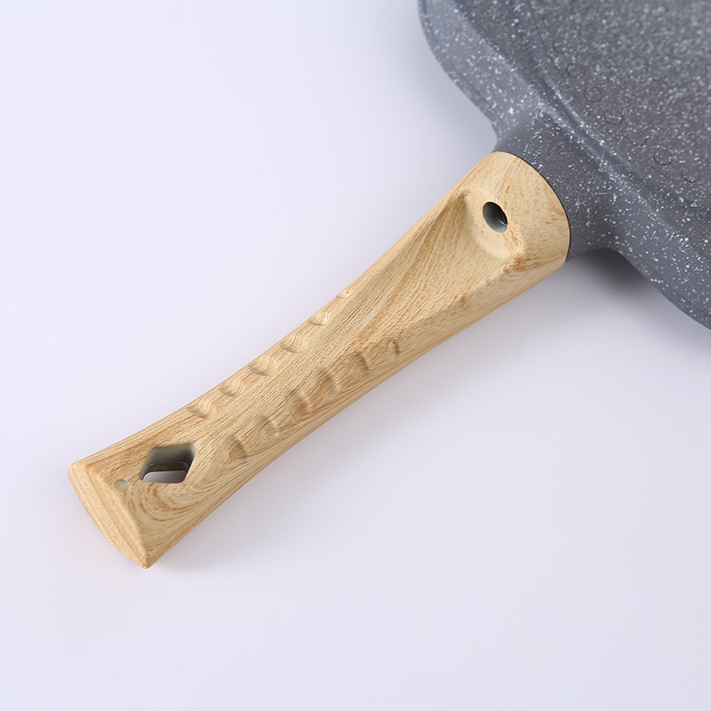 Cross-border new product: Tourmaline four-hole egg frying pan, non-stick flat egg dumpling pan, breakfast egg hamburger frying pan, kitchen pic 17