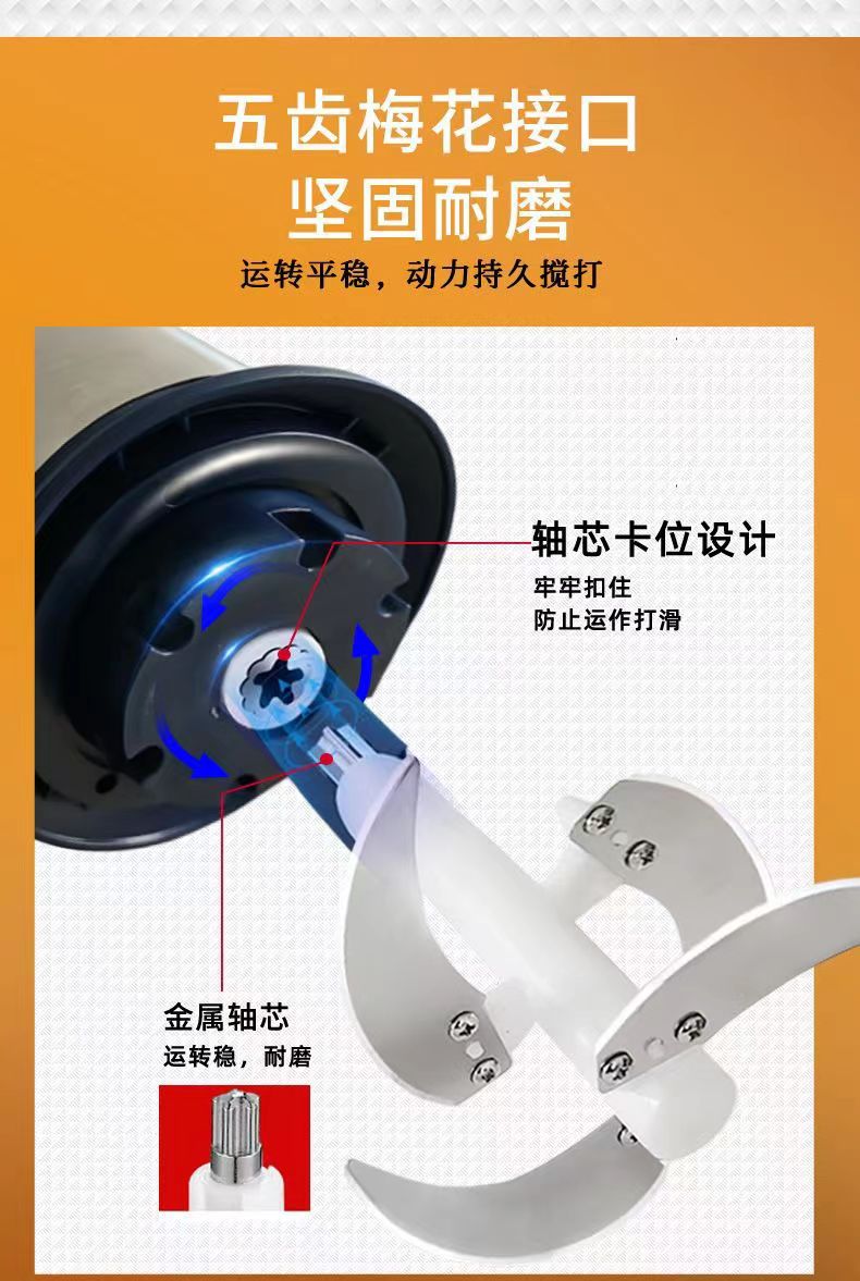 新飞绞肉机多功能切菜绞肉绞馅蒜蓉多功能一体机家用不锈钢料理机详情25