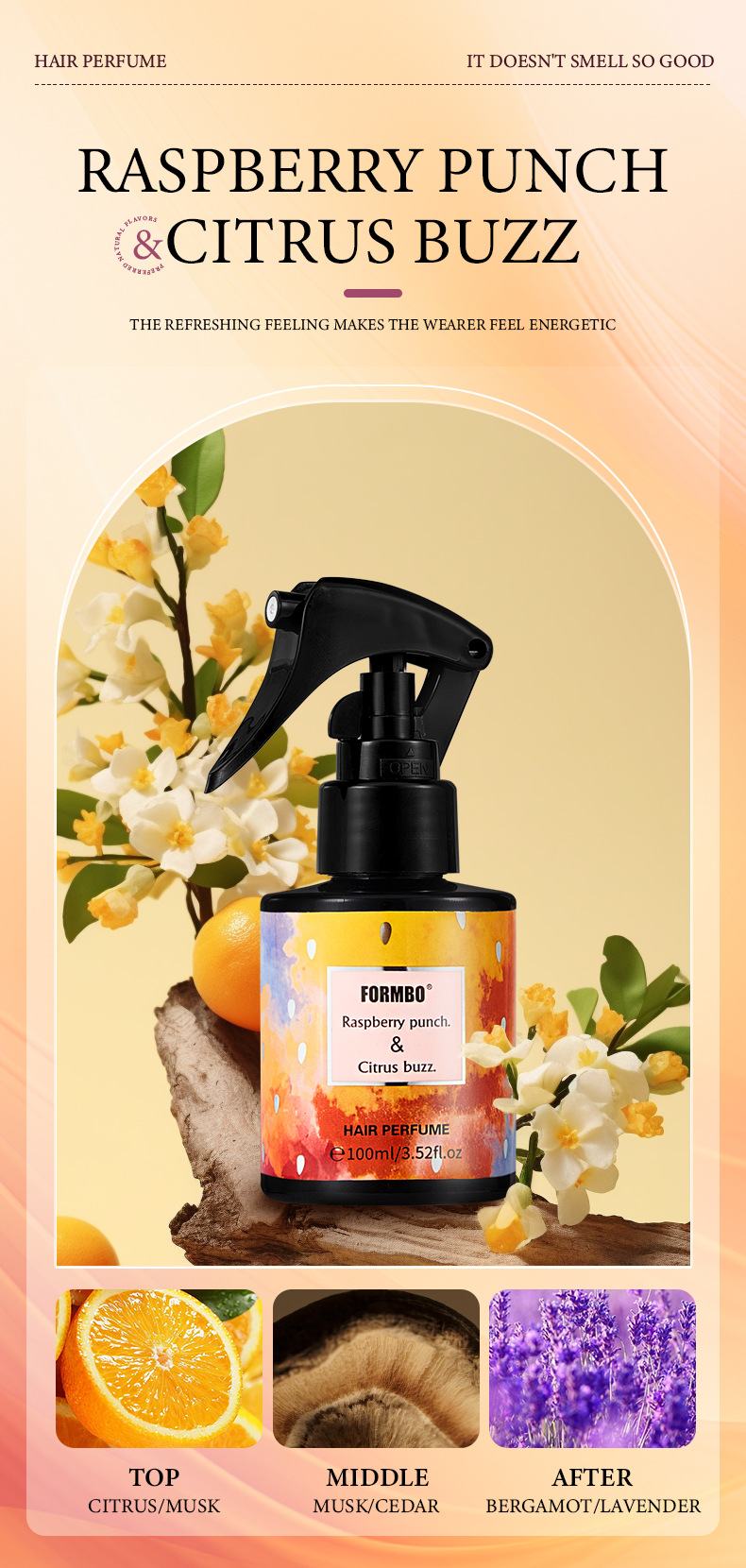 [cross-border special] FORMBO perfume para el cabello perfume fresco mujer larga duración perfume ligero perfume perfume comercio exterior al por mayor pic 7