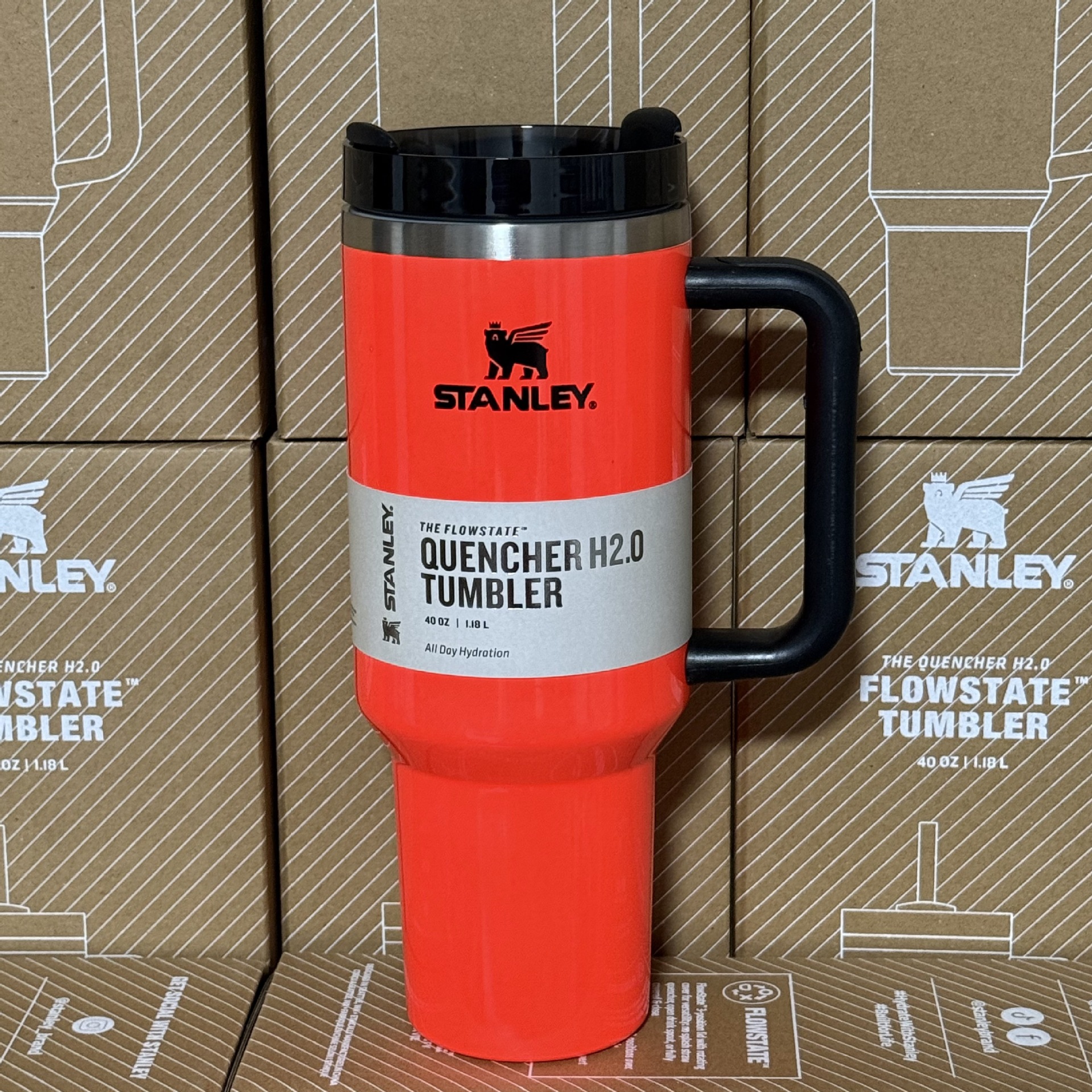 跨境亚马逊ebay爆款史丹利stanley2代40OZ不锈钢户外车载保温杯详情12