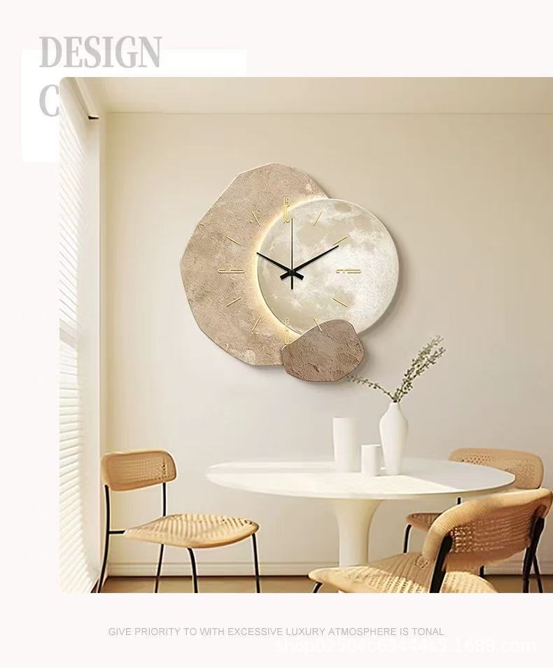 挂钟客厅时尚简约现代装饰钟表挂墙石英网红餐厅挂表石英钟家用详情8