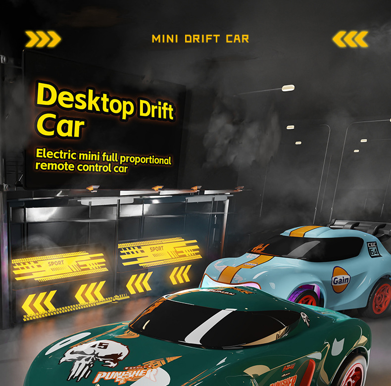1:64rc remote control car, four-wheel drive drift car, toy racing car, high-speed electric remote control car, professional racing toy pic 17