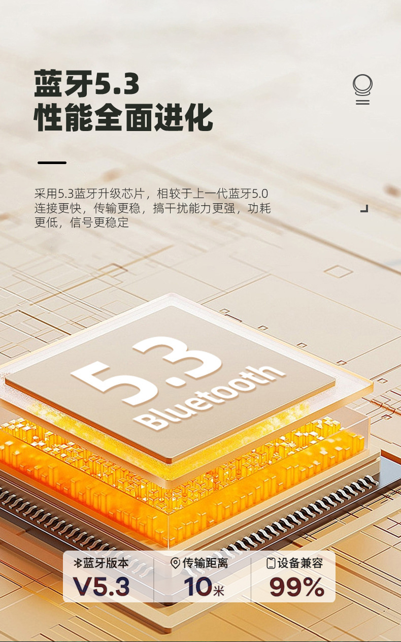 Creative smart Bluetooth speaker, clock, alarm clock, insert TF card, connect to computer, speaker, wireless charger, makeup mirror, ambient light pic 4