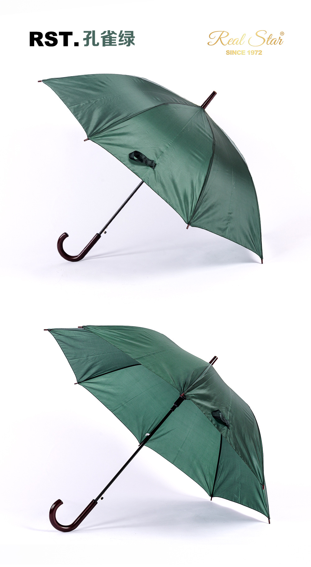 亚非拉便宜雨伞polyester涤纶布长柄伞一键开自动伞现货批发厂家详情15