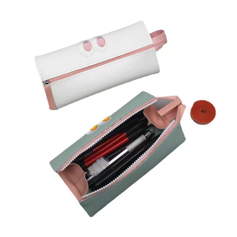 皮质笔袋个性文具盒大容量耐脏防水收纳盒新款中小学生笔袋批发详情12