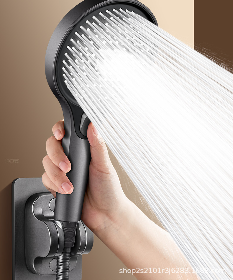 增压花洒喷头超强加压浴室浴霸淋浴头喷头淋雨喷淋花酒莲蓬头套装详情5