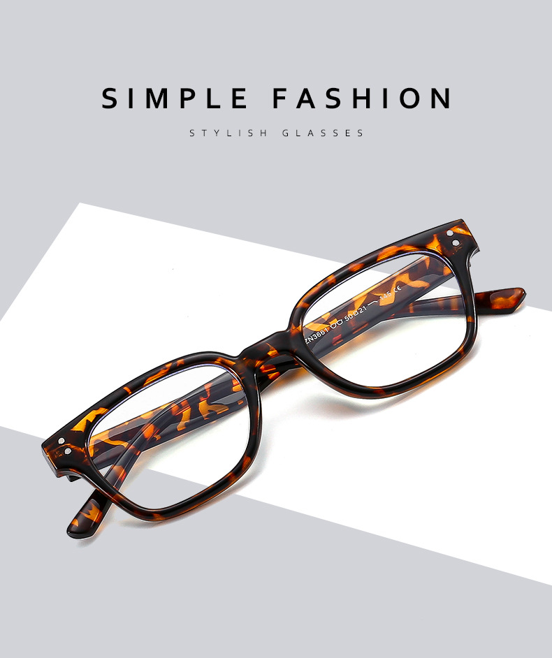 The new anti-blue light myopia glasses, the same style as the popular ones on Xiaohongshu, are fashionable and trendy for both men and women. They can be paired with neutral refractive index glasses pic 3