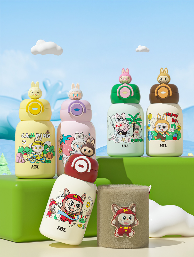 新款儿童保温杯幼儿园男女生上学专用水杯学生高颜值双饮吸管杯子详情14