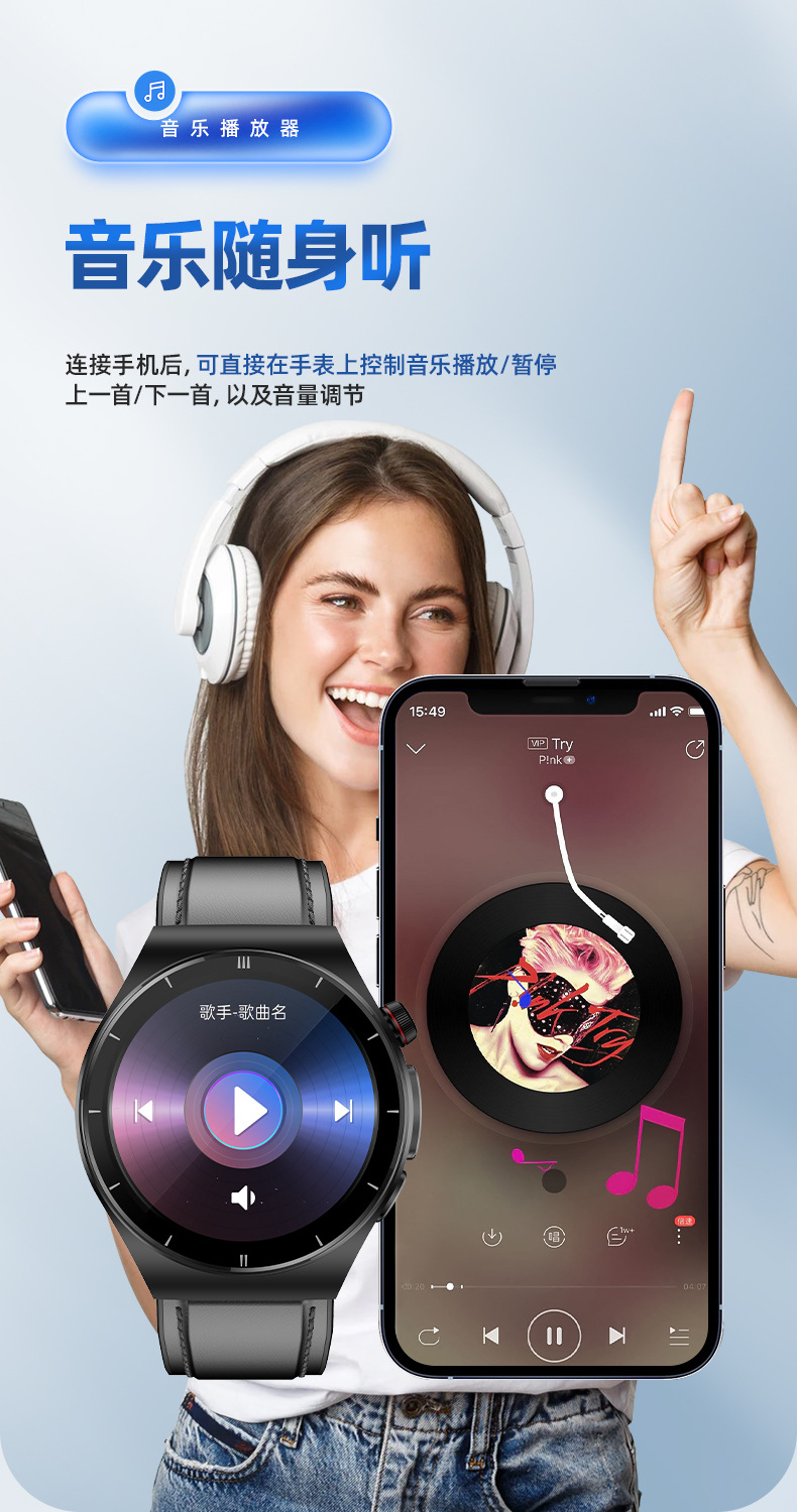 【2023 Uric Acid and Blood Sugar watch 】smart watch Lipid and Blood Pressure ECG Communication Sports Watch pic 15