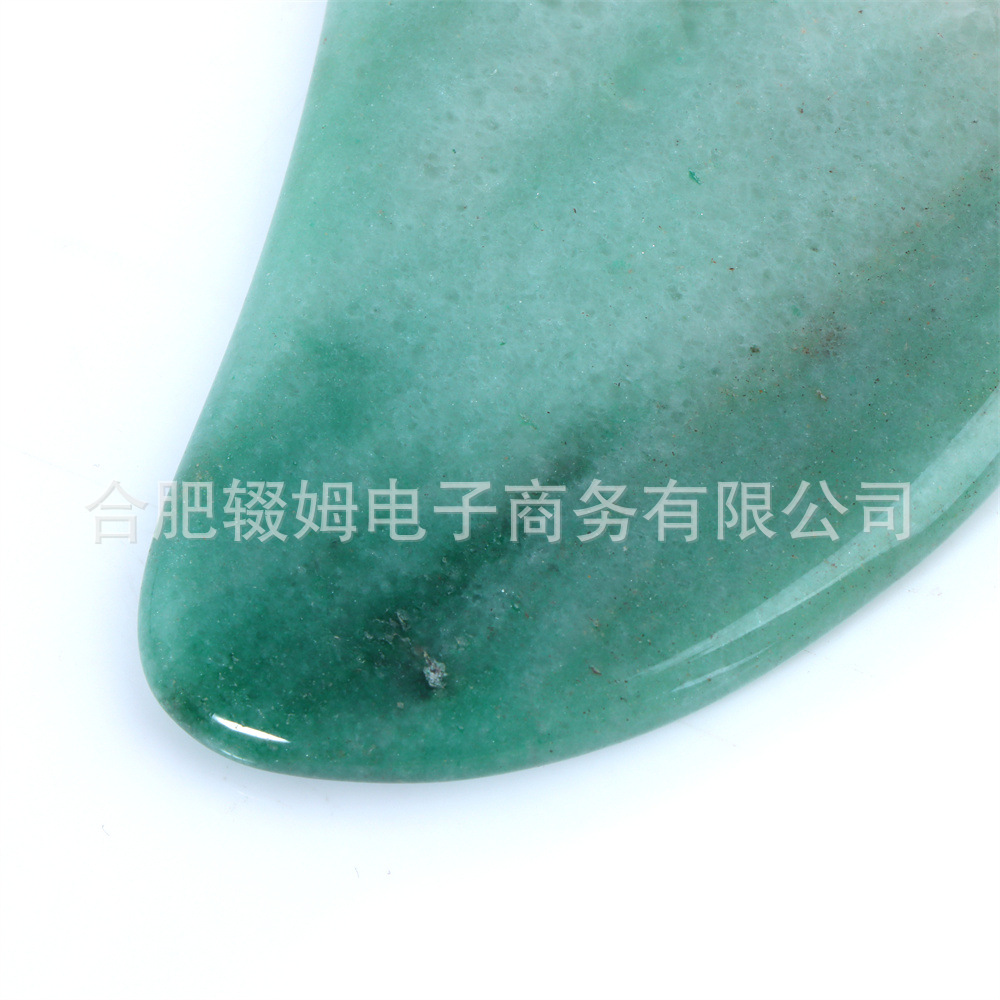 跨境天然玉石滚轮美容器粉晶东陵刮痧板全身通用脸部颈部按摩器详情14