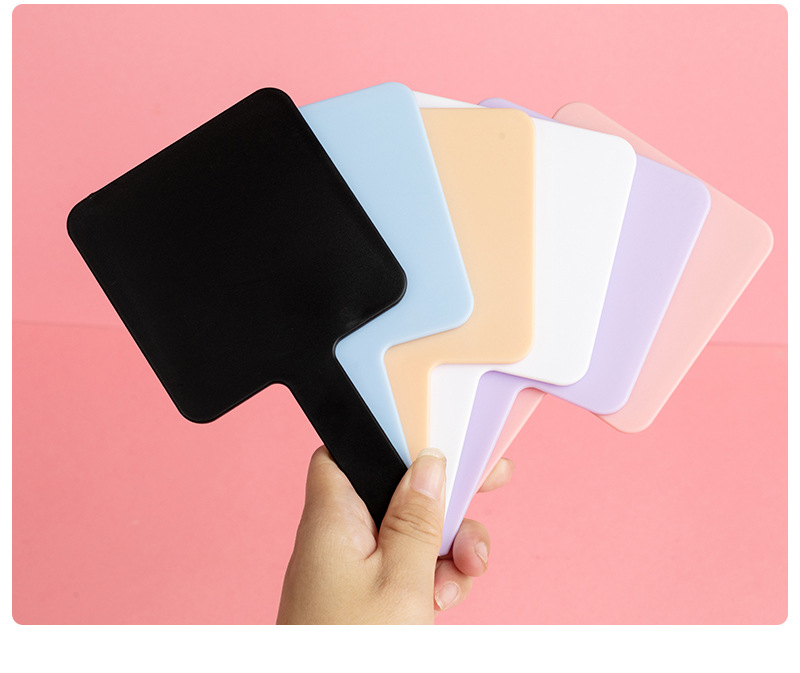 新款美妆福利礼品定制方形手持化妆镜随身便携女生桌面化妆小镜子详情17