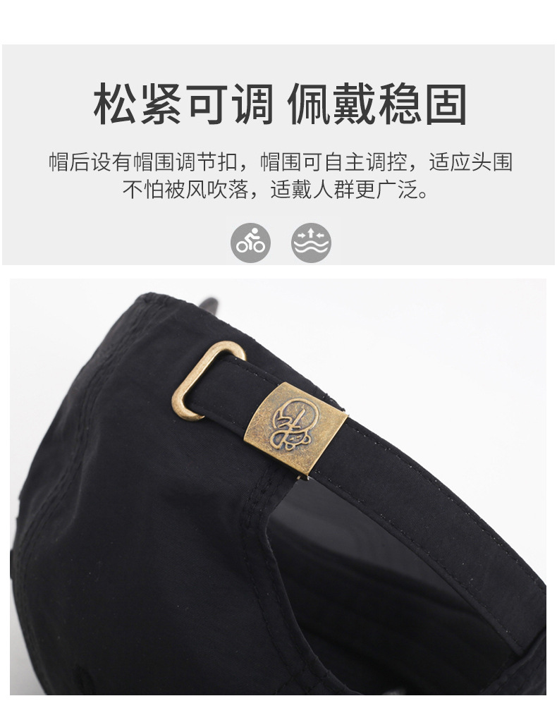 New mountain-style embroidered baseball cap for women, versatile for outdoor casual wear in spring and summer, a small sun-protective baseball cap for men pic 4