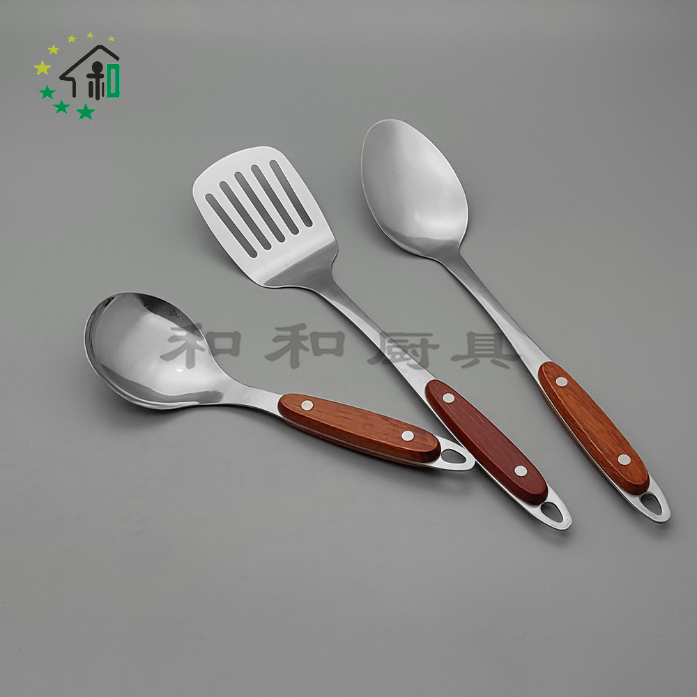 不锈钢加厚汤勺家用炒菜铲子勺子厨房铲汤勺大号盛汤长柄厨具烹饪详情17