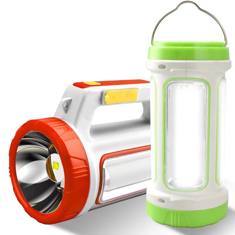 Explosion-proof high-intensity portable flashlight, outdoor lighting, long-range USB solar charging, patrol and camping searchlight pic 3