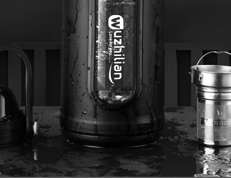 大容量防摔玻璃杯耐高温塑玻杯茶水分离户外便携运动水壶吸管两用详情14