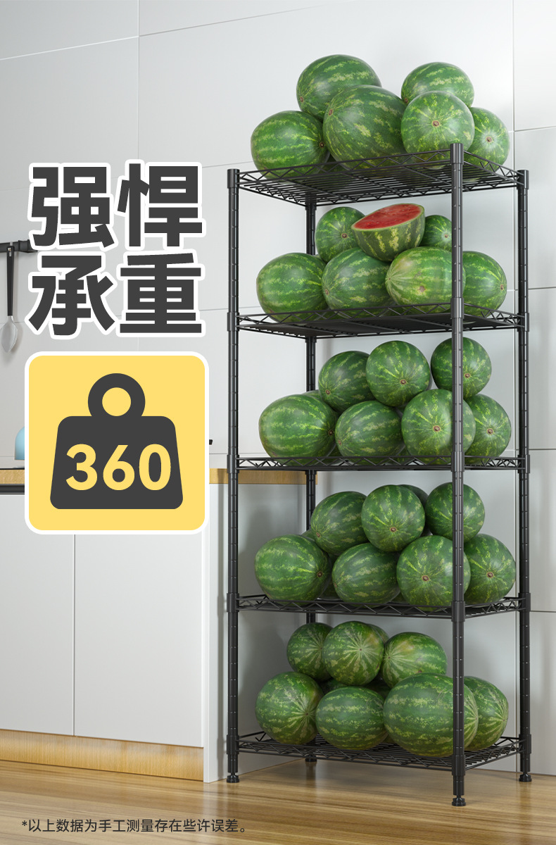 Factory wholesale kitchen shelves, microwave floor-standing metal storage, home bathroom, oven, multi-layer storage shelves pic 15