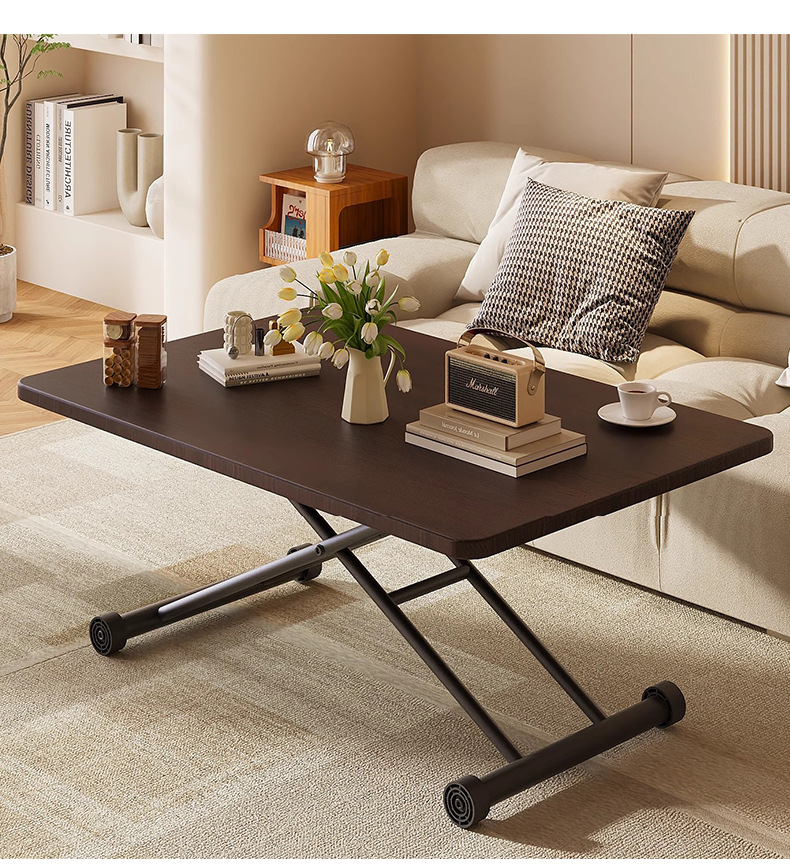 可升降家用折叠茶几吃饭桌电脑书桌小户型长方形餐桌小桌子批发详情7