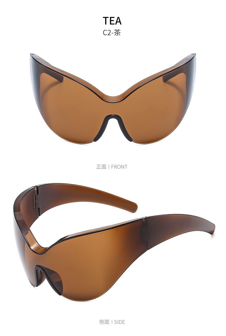 时髦高级感68193连体欧美小众个性墨镜男女时尚未来风韩版太阳镜详情11