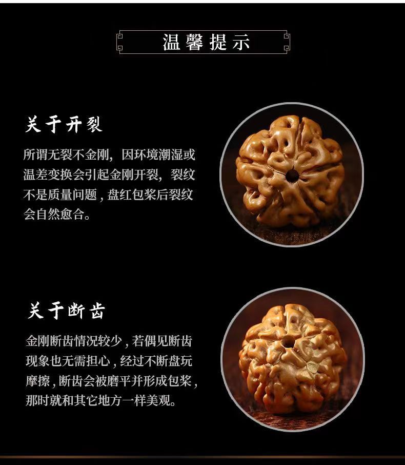 树王小金刚菩提手串搭菩提醒狮爆肉金刚菩提子男女款盘玩手持念珠详情20